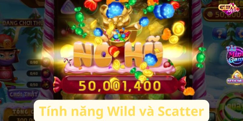 candy fruit samurai gemwin 3 Tính năng Wild và Scatter