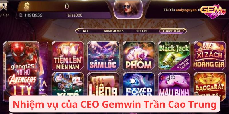 ceo gemwin 3 Nhiệm vụ của CEO Gemwin Trần Cao Trung