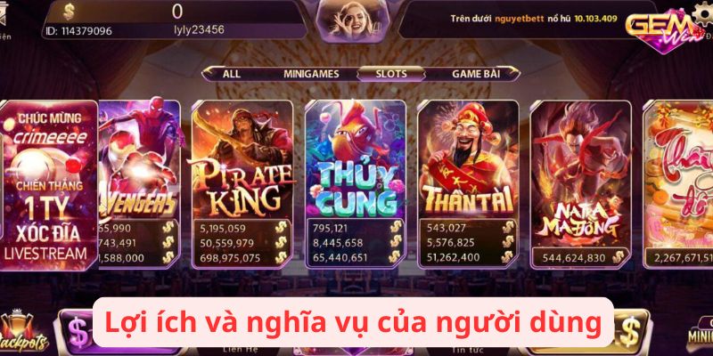 chinh sach bao mat 3 Lợi ích và nghĩa vụ của người dùng