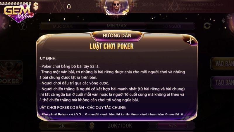 stud poker gemwin 3 Copy Các biến thể phổ biến của Stud Poker Gemwin