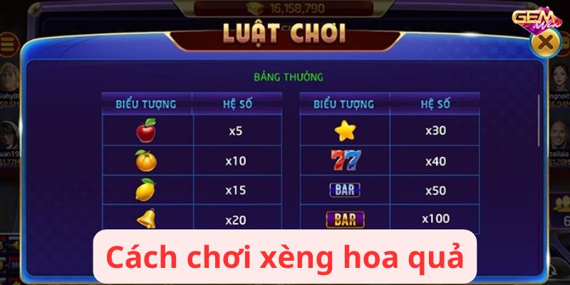 xeng hoa qua 2 Khái niệm và nguồn gốc của xèng hoa quả
